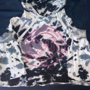 Woman’s AC/DC crop hoodie